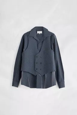 Assemblage Silk Print Shirt - Long-sleeved Shirt