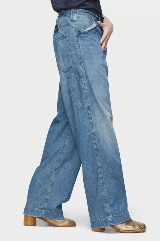 Wide-leg jeans - Pants