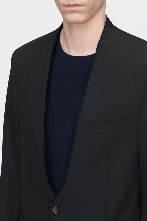 Americana de lana Folded Collar - Chaquetas