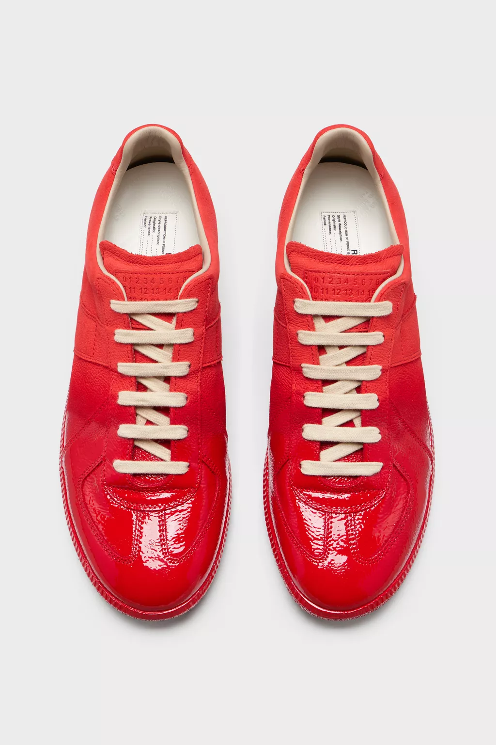 Red Replica Sneakers | Maison Margiela Official