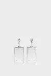 シルバー - 4ステッチ ピアス