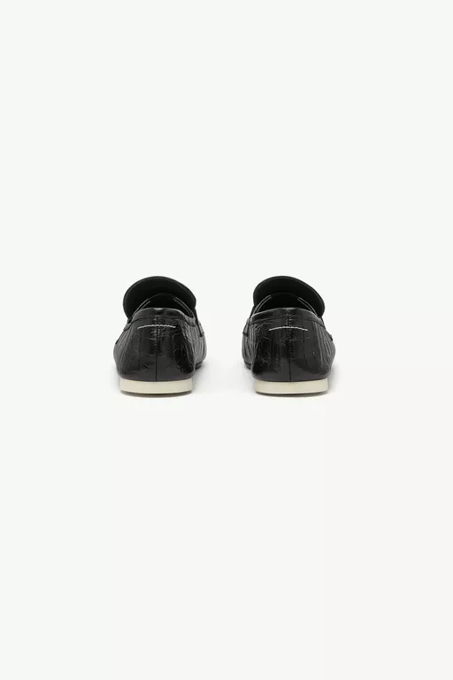 Numeric 크록 이펙트 로퍼 - 모카신