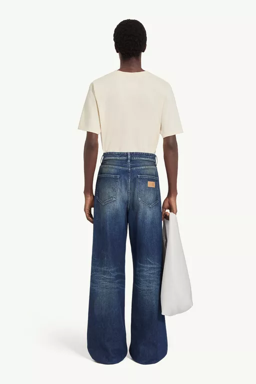 Wide-leg jeans - Denim