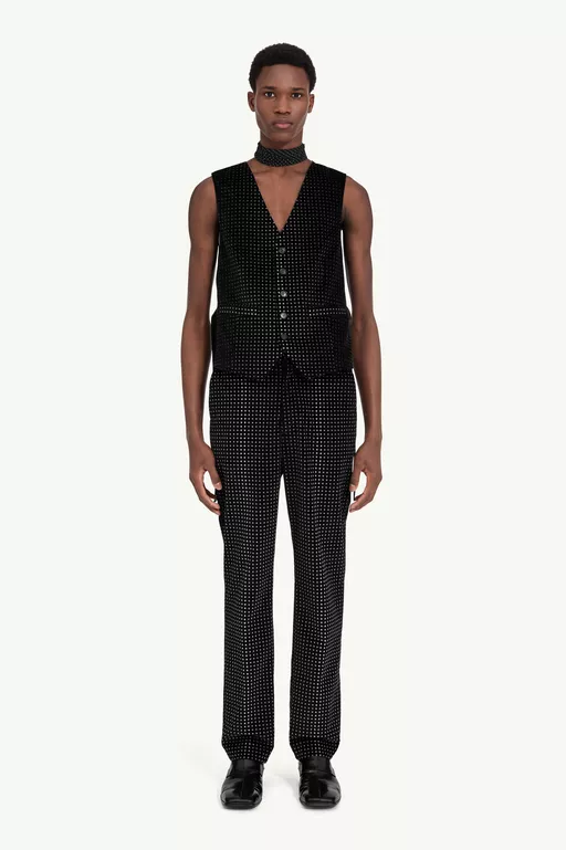 Star velvet waistcoat - Waistcoats