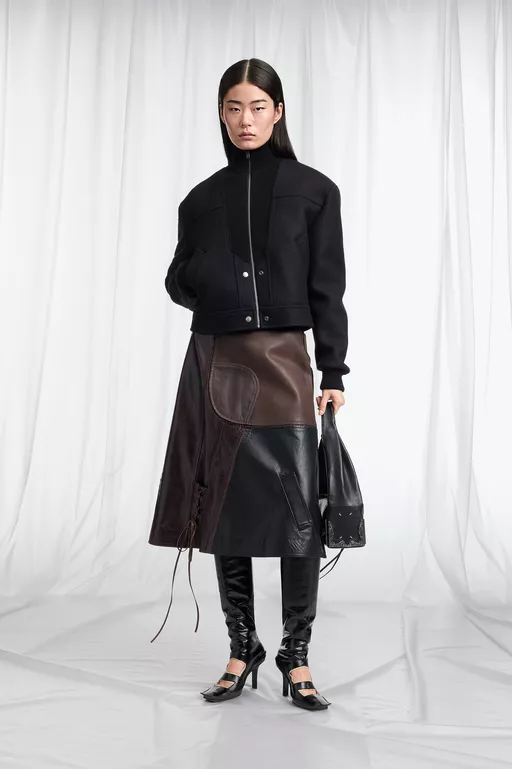 Virgin Wool Bomber Jacket - Jackets