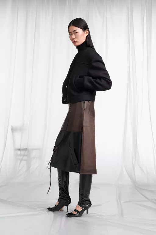 Virgin Wool Bomber Jacket - Jackets