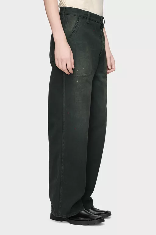Double-Dyed Workwear Trousers - Pants