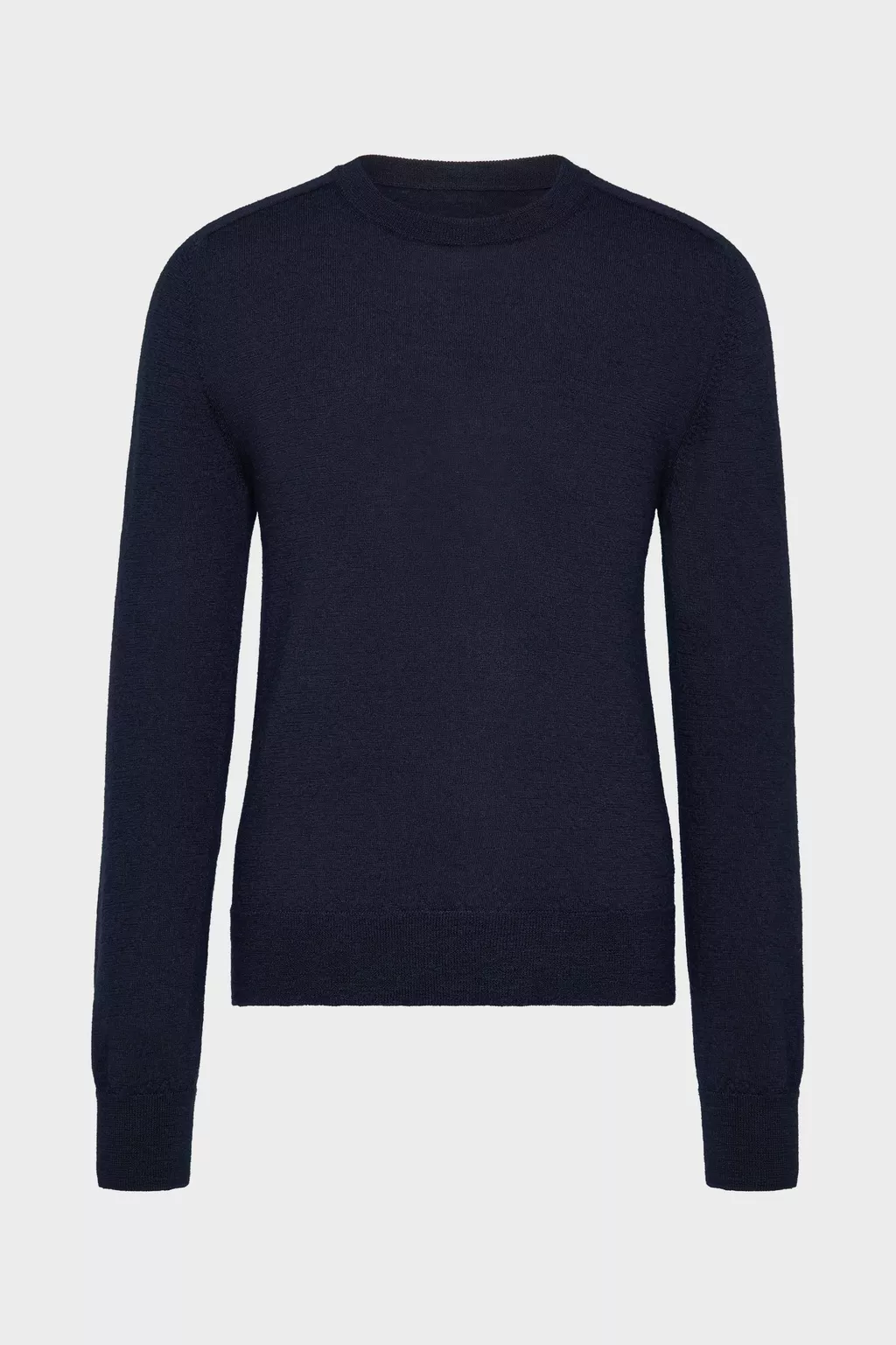 maison margiela アームウォーマー　ネイビー Dark Blue Elbow patch wool sweater | Maison Margiela Official