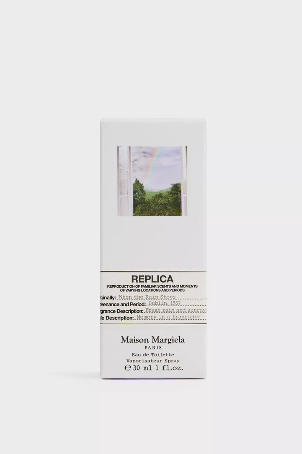 ウェン ザ レイン ストップス オードトワレ「レプリカ」30ml ホワイト