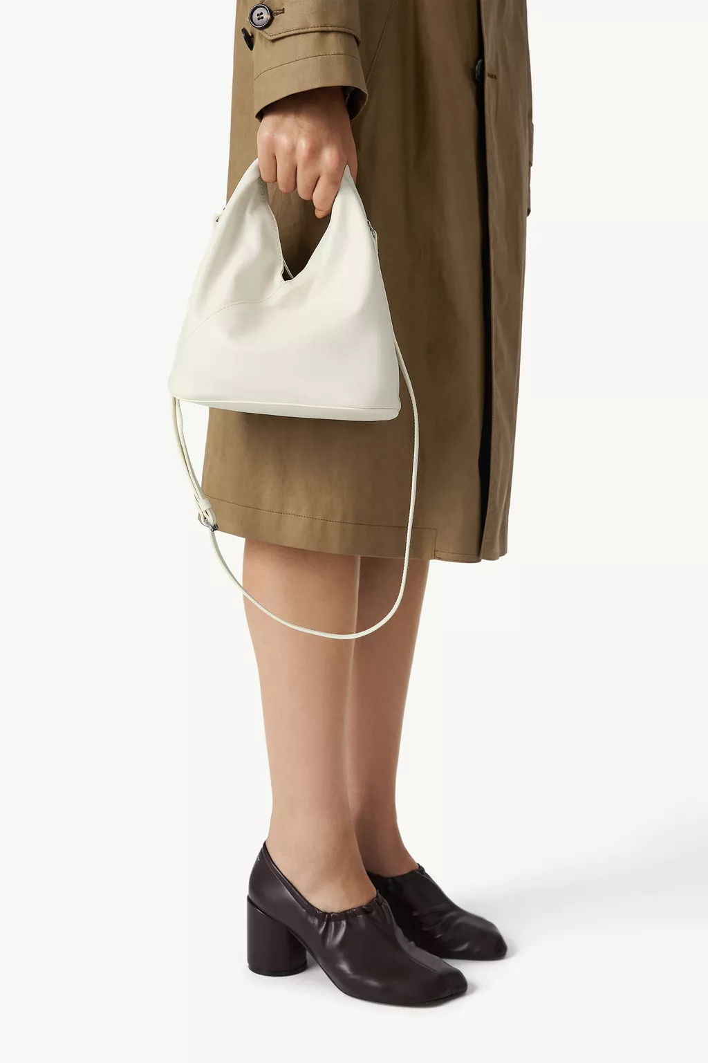 White Japanese Crossbody Bag | MM6 Official