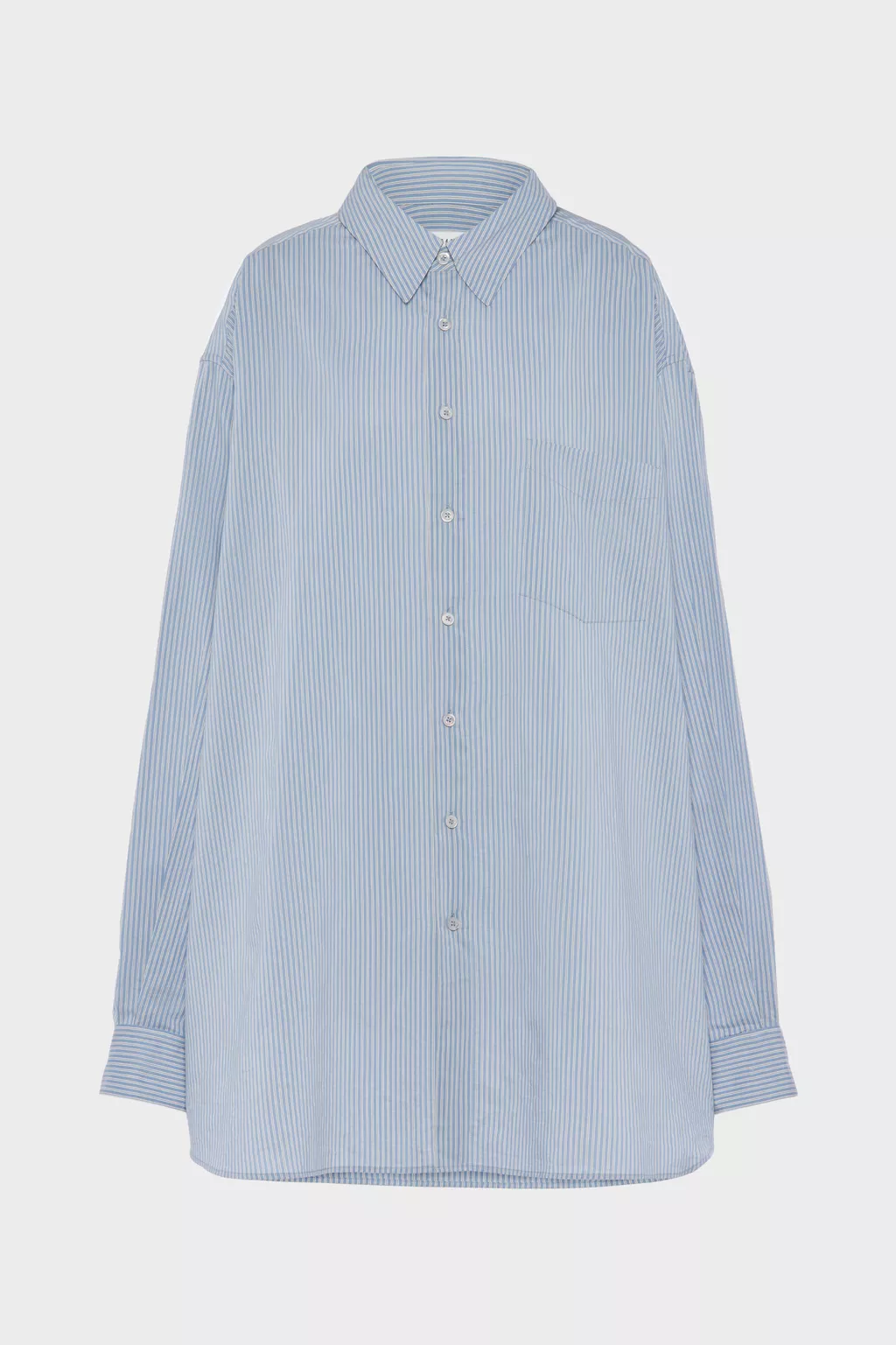 Light Blue Cotton silk shirt | Maison Margiela Official