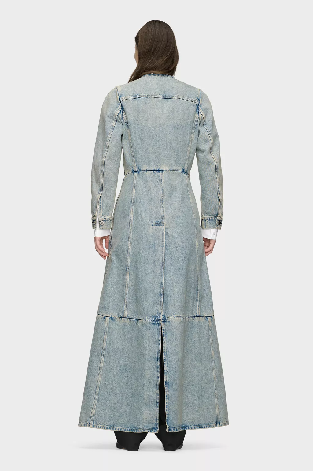 Light Blue Denim Maxi Coat | Maison Margiela Official