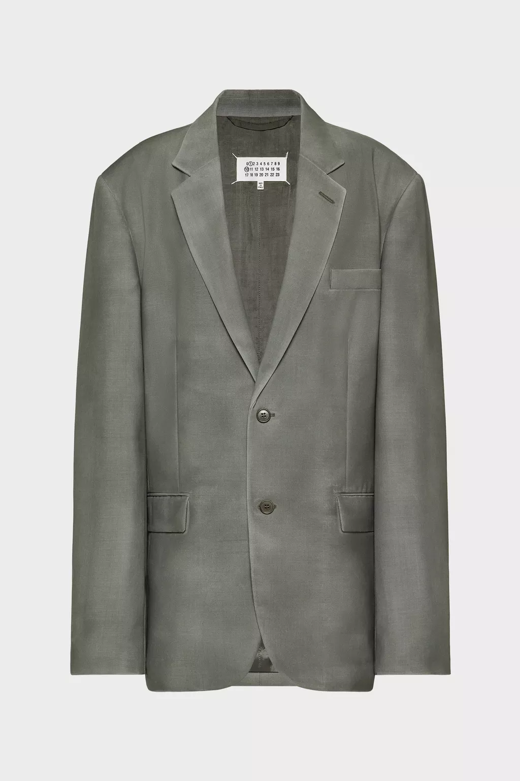 Grey Mohair wool blazer | Maison Margiela Official