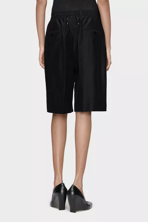 Cotton Drawstring Shorts - Shorts