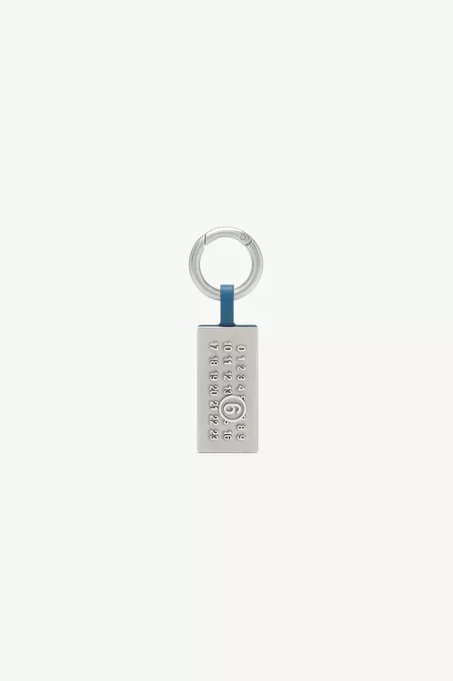 Numeric Plaque Bag Charm - Key Rings