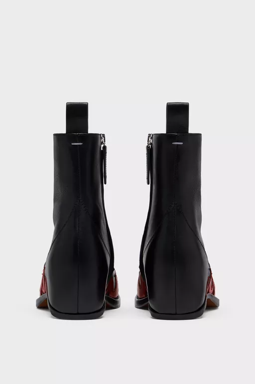 Heel-less Western Flame Boot - Ankle Boots
