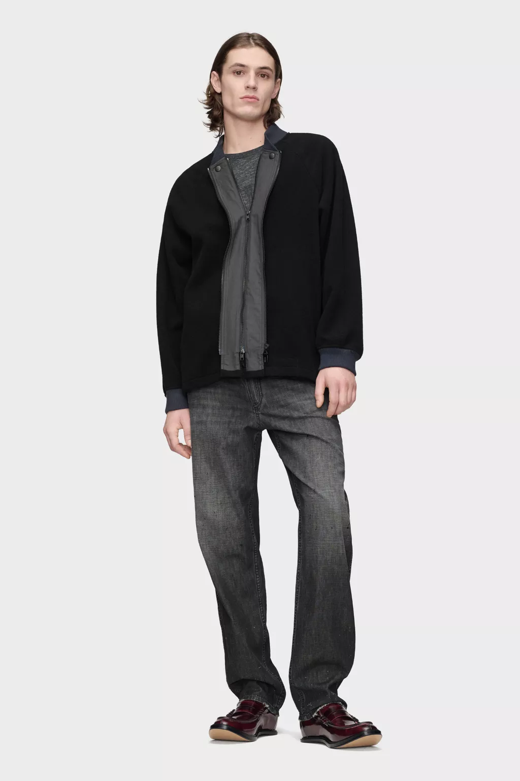 Black Double Zippers Jacket | Maison Margiela Official