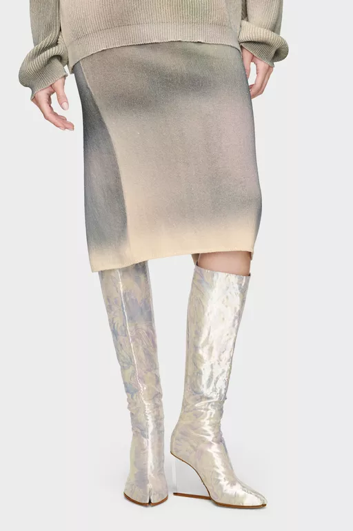 Tabi Claw Plexi Long Boots - Boots