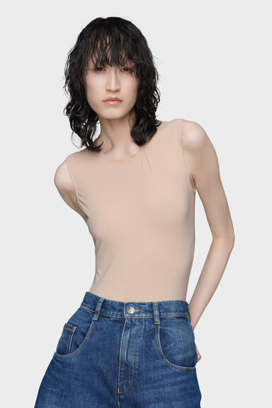 Technical jersey sleeveless bodysuit - Bodies - Image 1