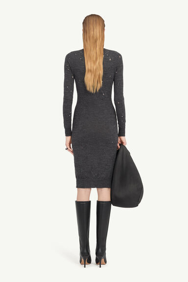 Turtleneck dress - Midi Dress - Image 3