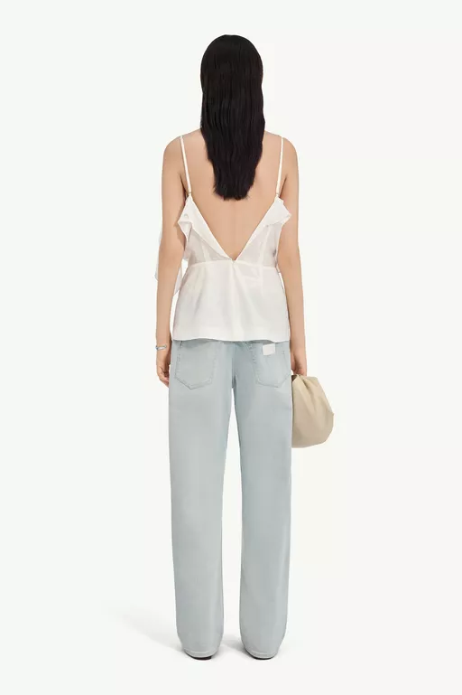 Folded jacquard top - Short-sleeved Top