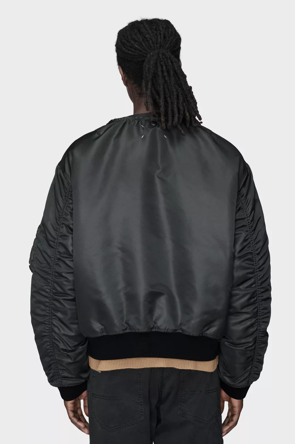 Dark grey Reversible Bomber Jacket | Maison Margiela Official