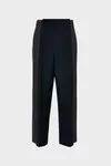 Blue - Two-Tone Wool Trousers