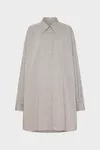 Light Grey - Folded Collar Shirt