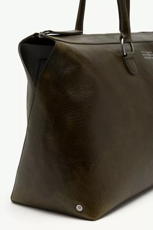 Bauletto weekend bag crackled leather - Travelling Bag