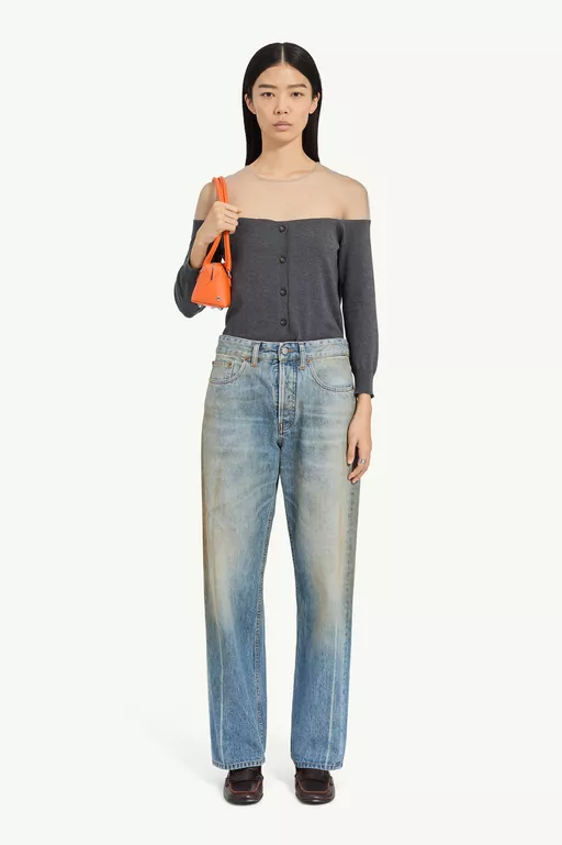 Straight-Leg Jeans - Denim