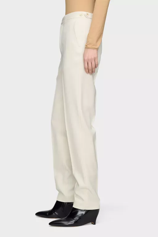 Wool Tailored Trousers - Pants