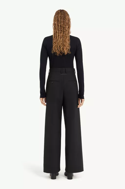 Pantalones de mezcla de lana - Pantalones