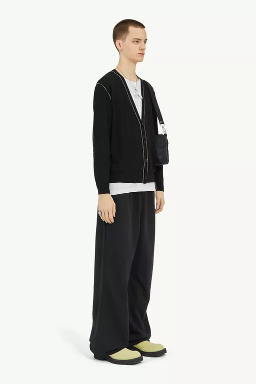 Gauge 12 Lightweight V-Neck Cardigan - Overalls