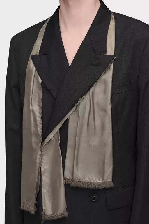 Wool Scarf Jacket - Jackets