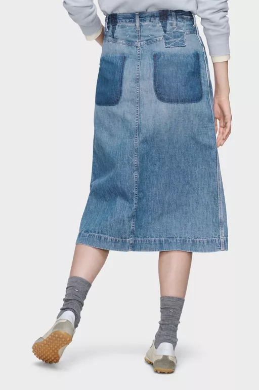 Denim midi skirt - Midi Skirts