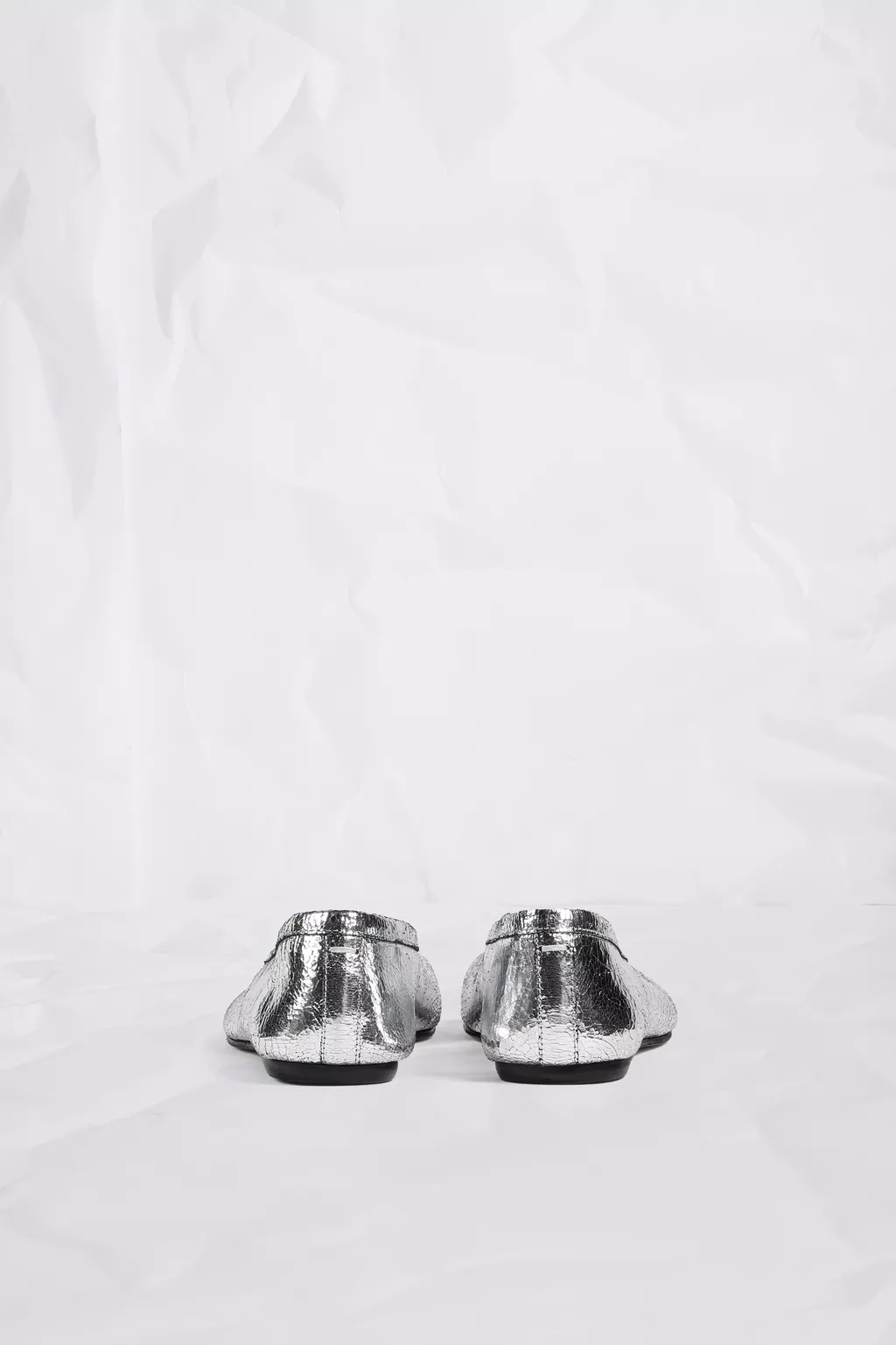 Silver Tabi Ballerina Broken Mirror | Maison Margiela Official