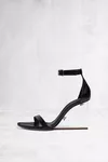 Noir - Sandales compens&eacute;es Plexi
