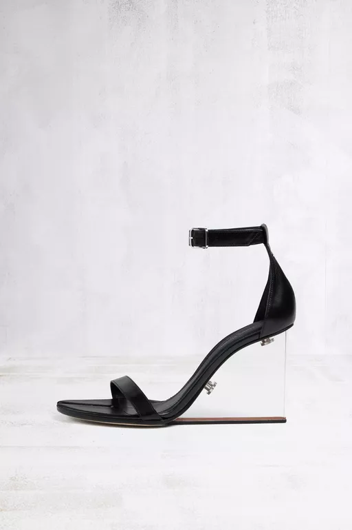 Sandales compens&eacute;es Plexi