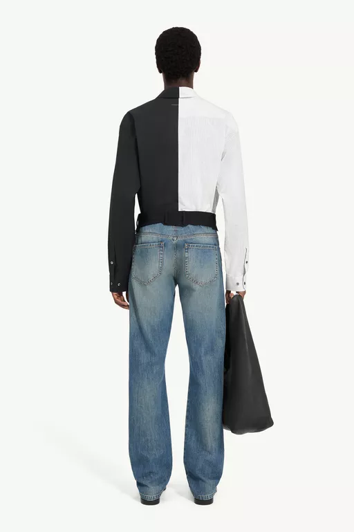 Jeans mit ausgetauschtem Bund - Jeans