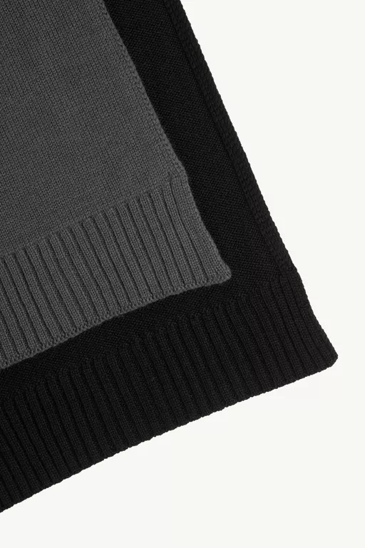 Cotton knit scarf - Scarves