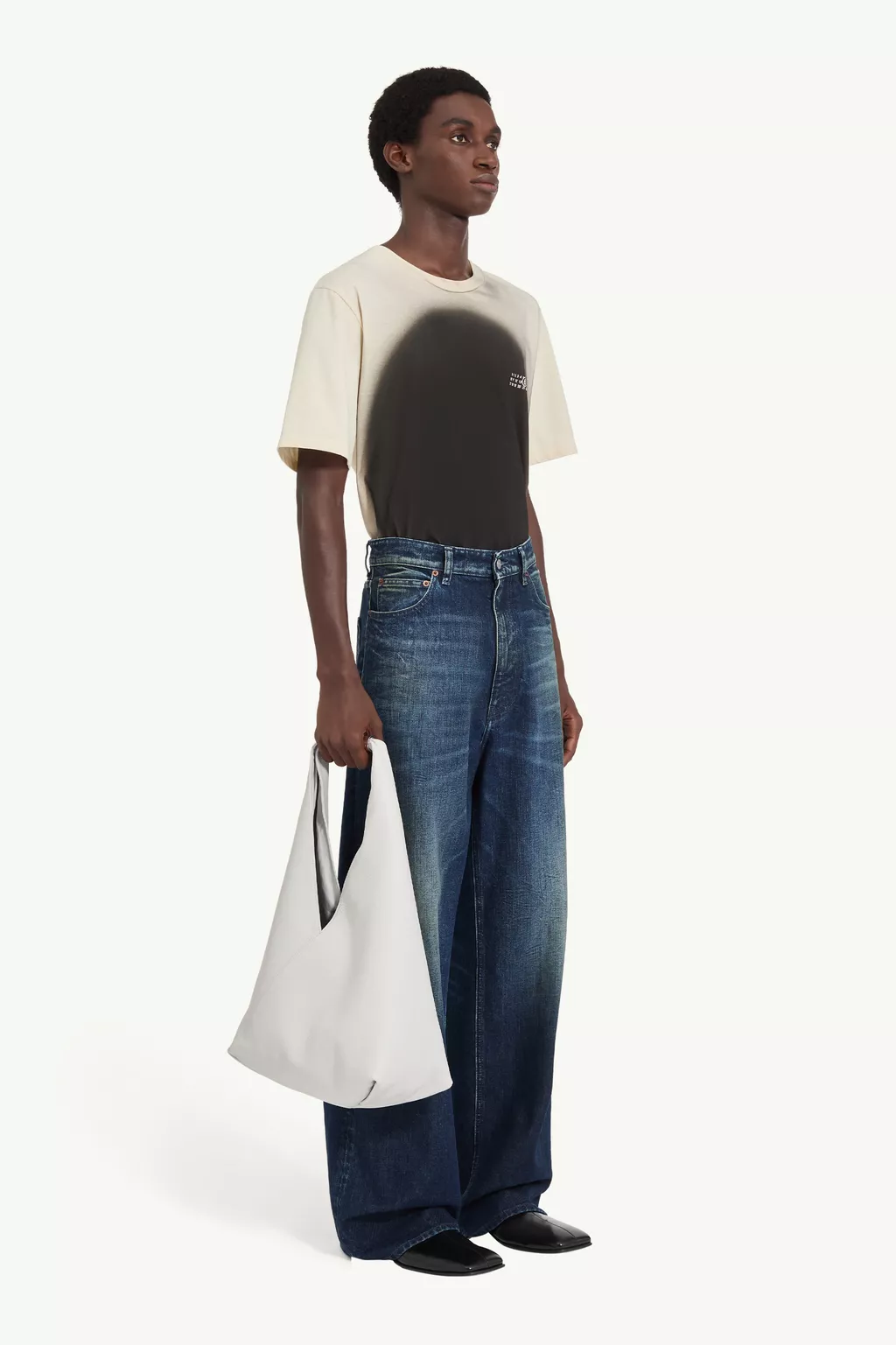 Blue Wide-leg jeans | MM6 Official
