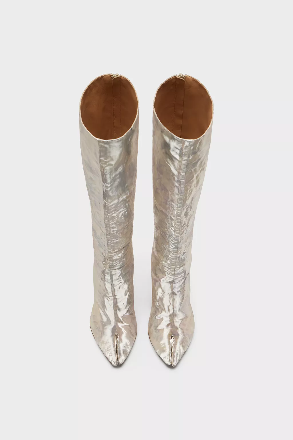 Silver Tabi Claw Plexi Long Boots | Maison Margiela Official