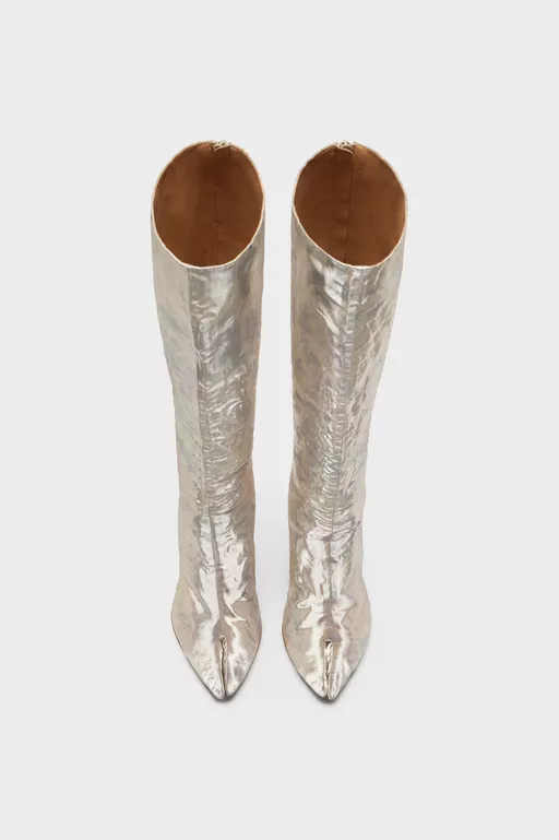 Tabi Claw Plexi Long Boots - Boots