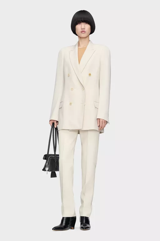 Wool Double-Breasted Blazer - Jackets