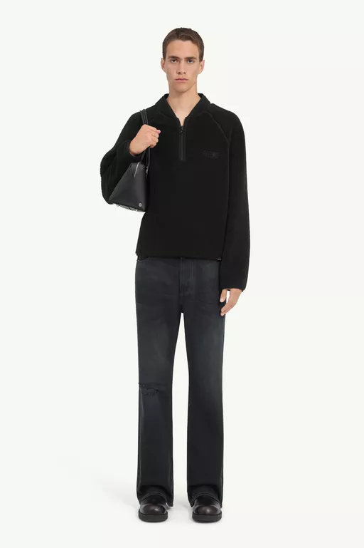 Reversible teddy fleece sweatshirt - Sweatshirts