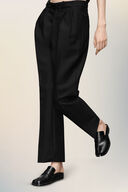 Tabi Loafer in Black Leather main image 1