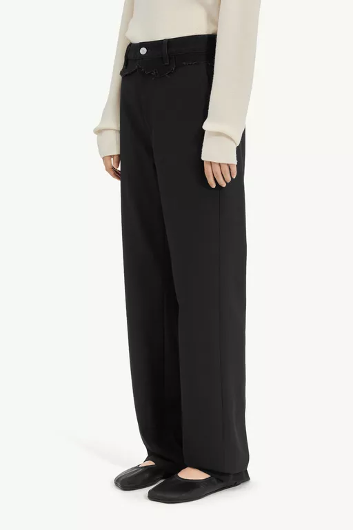 Anzughose mit Jeansbund - Hosen