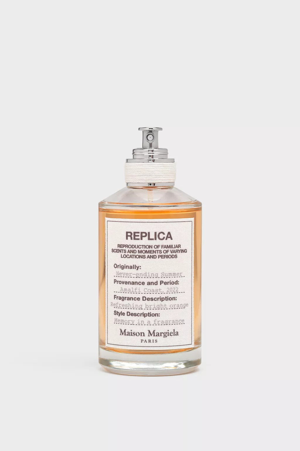 Maison Margiela REPLICA 香水　ネバーエンディングサマー ネバーエンディング サマー オードトワレ 「レプリカ」 ホワイト
