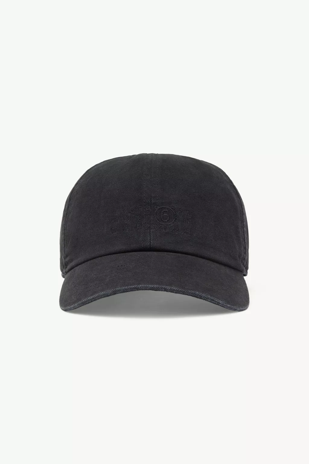 Black Cotton canvas cap | Maison Margiela Official