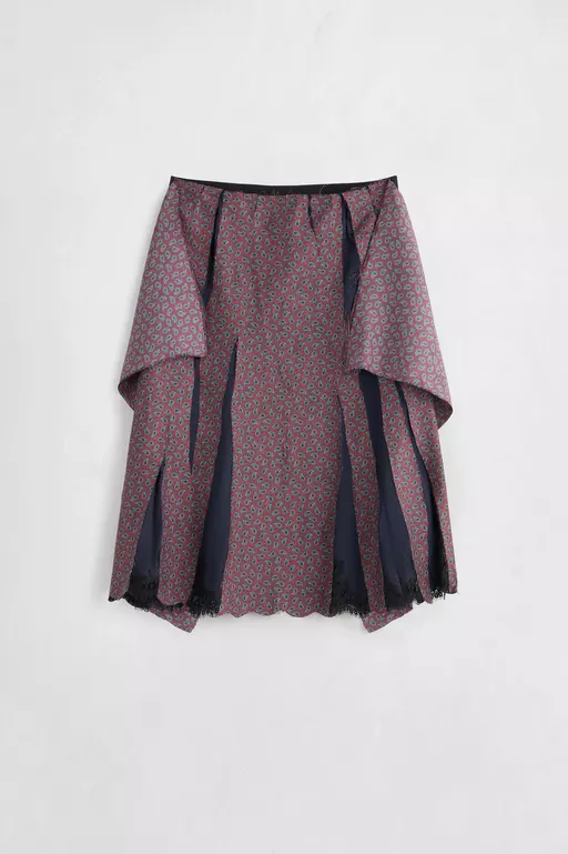 Fusion Paisley Midi Skirt - Midi Skirts